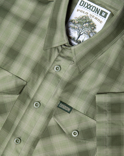 PALO VERDE BAMBOO SHORT SLEEVE BUTTON UP - MENS